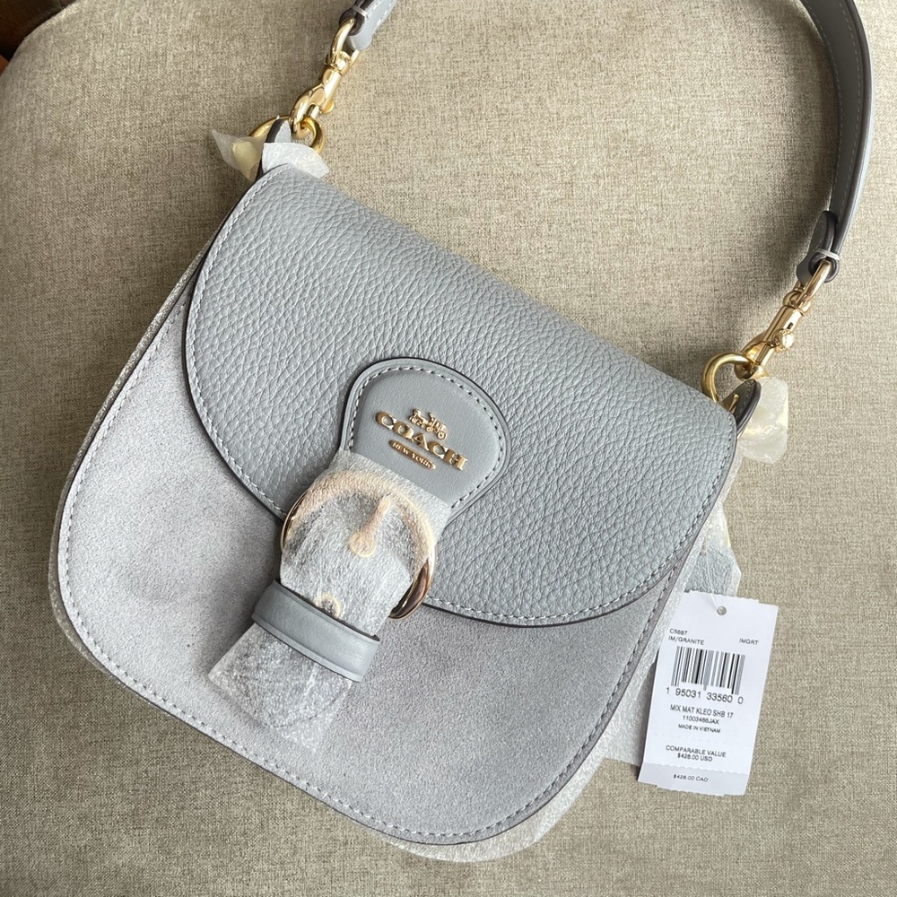 NWT！COACH KLEO 2-WAY SHOULDER CROSSBODY BAG 17（COACH C5687）fast shipping